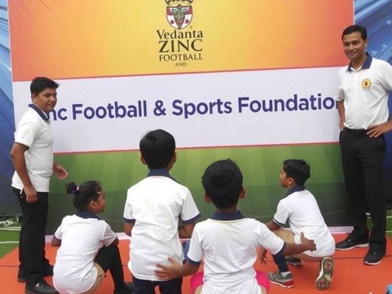 Youth football training session at Vedanta Zinc Foundation
